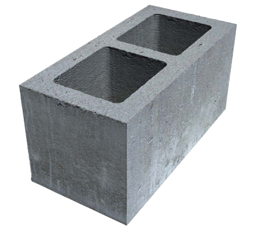 Блок двухполый серый